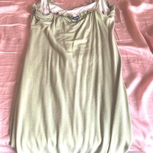 Light sage green Windsor spaghetti strap mini dress